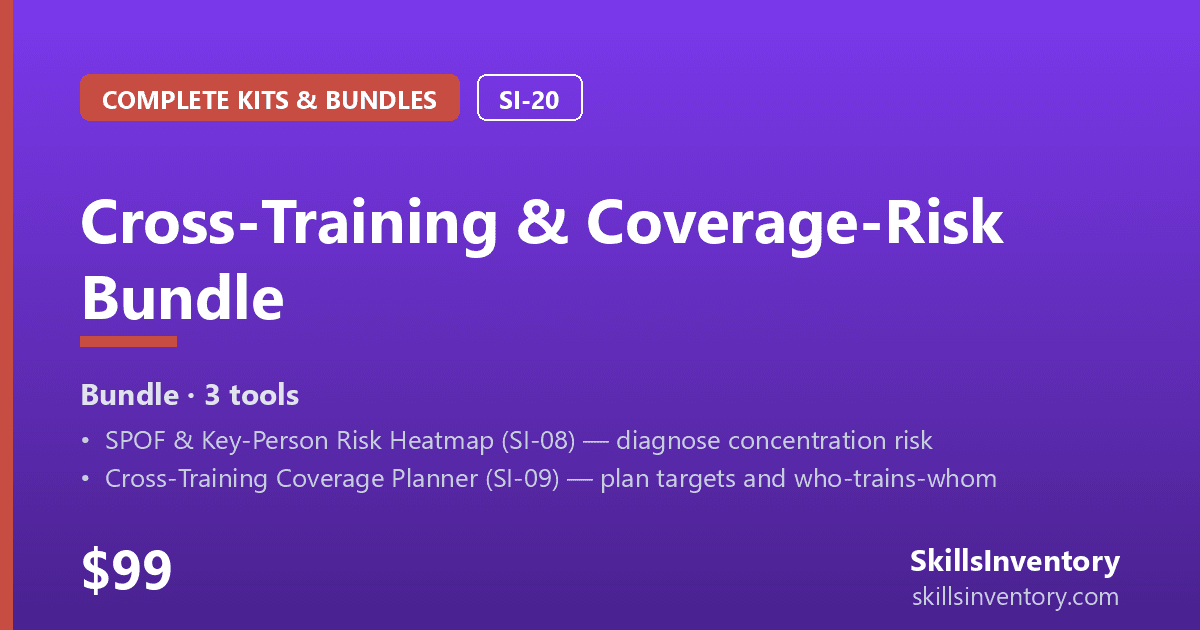 Cross-Training & Coverage-Risk Bundle